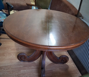 Set masa cu 6 scaune, lemn masiv