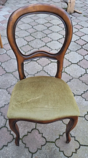 Set masa cu 6 scaune, lemn masiv - imagine 4