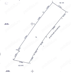 Teren intravilan CENTRAL Castranova   1.145 mp   21.500 euro