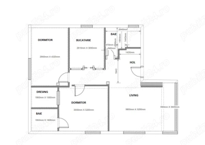 Apartament 3 camere - 70mp, comision 0, Tractorul, Brasov  - imagine 10