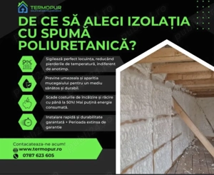 Izolatii cu spumă poliuretanică termo fono hidroizolații 