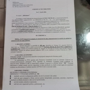 Teren Intravilan Lot C-tii 644mp Localitate Copaceni Judet Ilfov