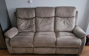 vând  canapea  cu reclinere manuala