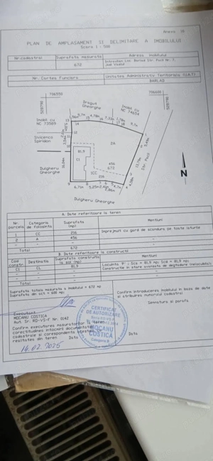 Vânzare teren intravilan 