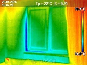Verificare termografie cu camera termoviziune, pierderi caldura