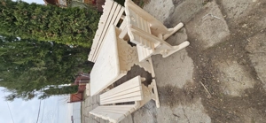 Mobilier din lemn masiv pentru terase si foișoare  - imagine 2