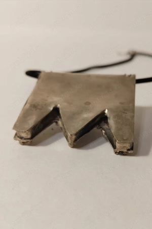 Amuletă talisman din metal Tuareg: Pandantiv etnic de tip filigran berber - imagine 2
