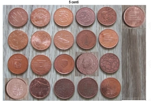 eurocenti Andorra, Monaco si altele, monede euro