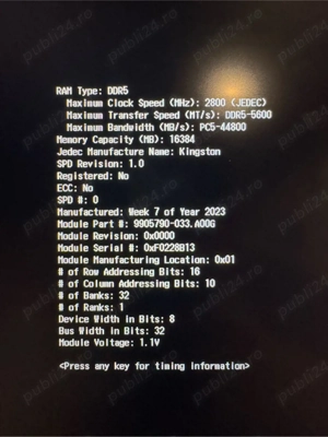 Kit Memorie RAM laptop Kingston 32GB (16x2) DDR5 5600MT s - imagine 4