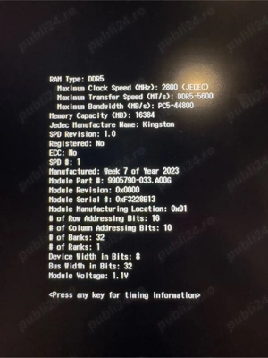 Kit Memorie RAM laptop Kingston 32GB (16x2) DDR5 5600MT s - imagine 2