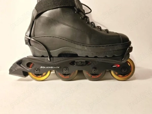 Role Piele ROLLERBLADE 41 - Made in Italy - Roti 80A - Originale - imagine 2