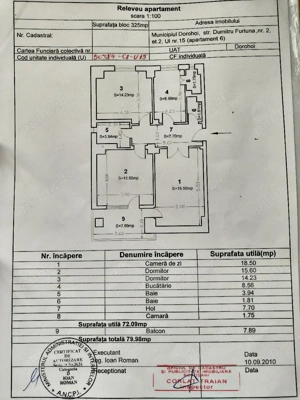 Vand apartament ultracentral cu 3 camere  - imagine 3
