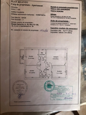 Vând apartament 3 camere decomandate   faleza nord, constanța str. pescarilor nr. 45 | bloc fz 13b,  - imagine 10