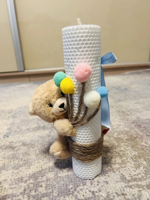 Lumanare botez baiatel sau fetita