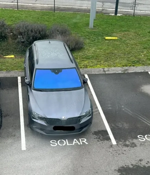 Vand folie heliomata, renta albastra , 72% transparenta  - imagine 3