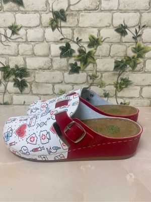 Papuci Fatex din piele ecologica - imagine 2