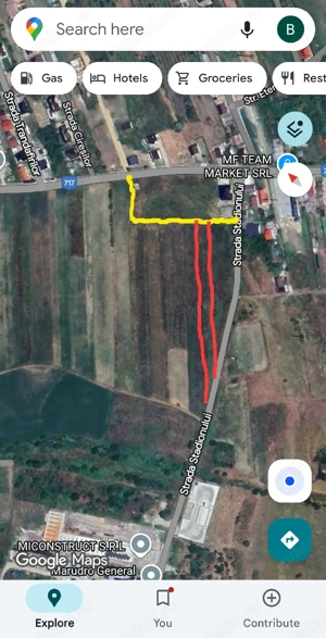 Teren intravilan 1450mp