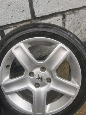 Vând 4 jante aliaj, cauciucuri vara pe 17 - imagine 3