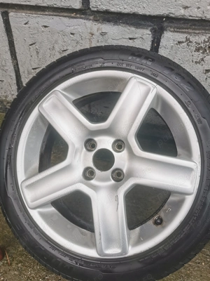 Vând 4 jante aliaj, cauciucuri vara pe 17 - imagine 4