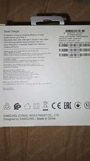 incarcator si cablu Samsung Hyawei Redmi 65 roni bucata Cutia sigilata - imagine 4