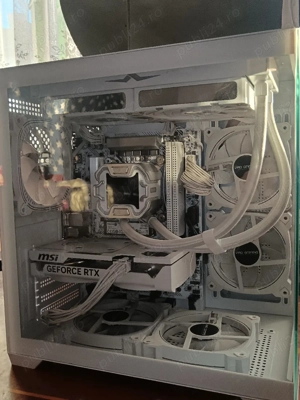 PC gaming RTX 5060  white (alb) - imagine 2