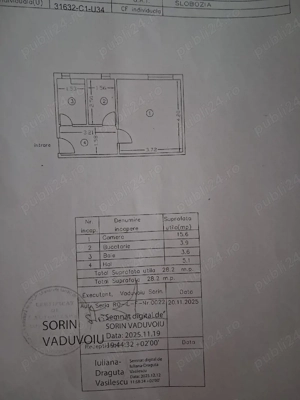 Garsoniera la parter Slobozia - imagine 7