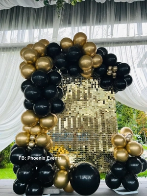 panou foto baloane photocorner majorat botez aniversare nunta cununie