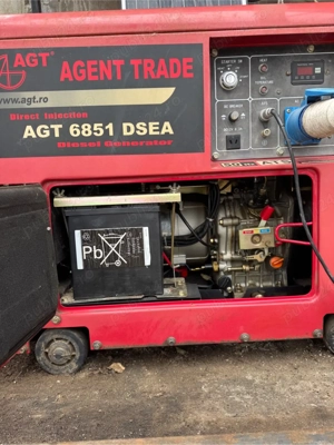 Vand generator DIESEL AGT 6851DSEAATS 5kw(5kva) monofazat de tip stand-by cu pornire automata - imagine 2