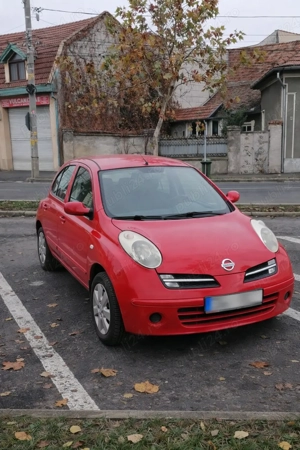 Nissan Micra 1.2 Benzină   2007   Roșu   Ideal pentru oraș - imagine 4
