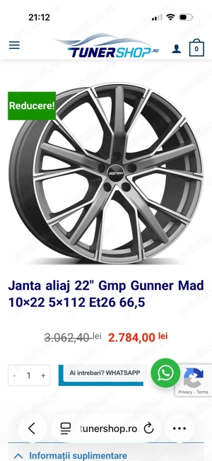 vand jande audi 5x112 22 inch