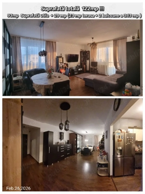 Proprietar, vand apartament 3 camere 93 mp + 29 mp terasa si 2 balcoane - imagine 10