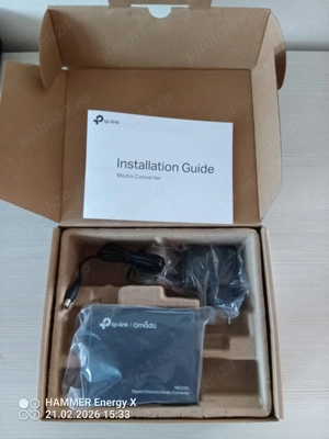 Media Converter fibră optică TP-Link Omada MC220L - imagine 2