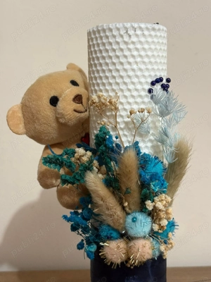 Lumanare botez baiatel sau fetita