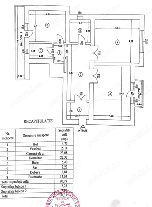 Apartament spatios 2 camere Pascani deal Pav S - imagine 2