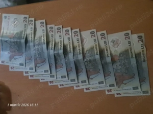 Bancnote 20 lei, perfecta stare