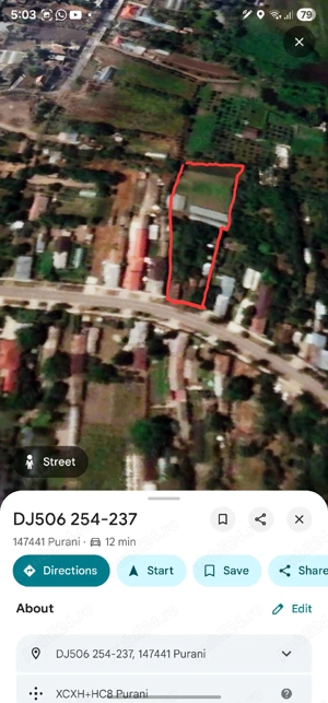 Teren intravilan 2000 m  Vitănești 