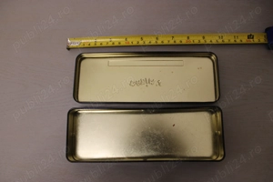 Set 2 Cutii Metalice Vintage - Trabucuri Dannemann Brasil & Ciocolată Maxim's de Paris