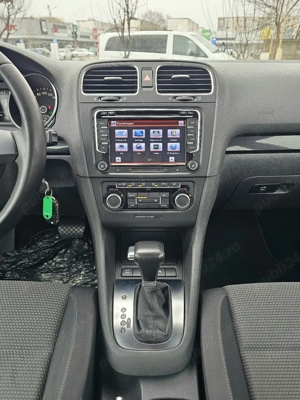 VW Golf 6 1.6MPI DSG Automata Navigatie DubluClima SenzoriParcare CamerăMarșarier Bluethoot Euro5  - imagine 10