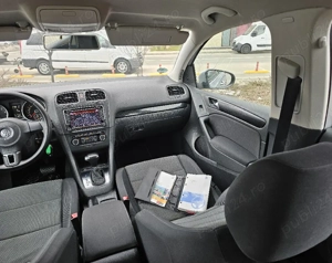 VW Golf 6 1.6MPI DSG Automata Navigatie DubluClima SenzoriParcare CamerăMarșarier Bluethoot Euro5  - imagine 8