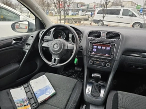 VW Golf 6 1.6MPI DSG Automata Navigatie DubluClima SenzoriParcare CamerăMarșarier Bluethoot Euro5  - imagine 18