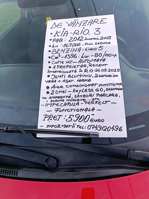 Kia Rio 3 de vânzare  - imagine 3
