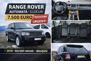 Vând range rover automată si ford transit custom 
