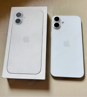 transport gratuit iphone 16 plus cutie ca nou bateria 100% 60 cicluri folie ecran