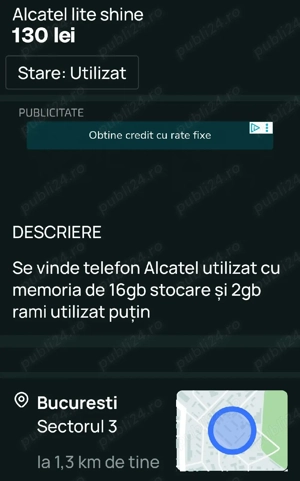 Telefon Alcatel lite shin - imagine 2