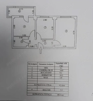 Apartament 2 Camere strada Garii bloc Santa Catalina - imagine 6