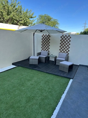 Apartament 2 camere de închiriat, Parter, terasă 40mp, Citadella Garden, Chiajna