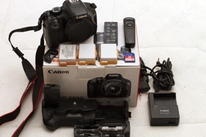 Canon EOS 550D body + 3 acumulatori + accesorii