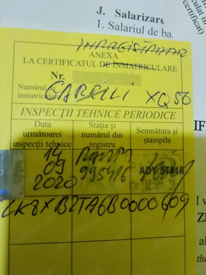 Scuter garelli XQ -50 nepornit de 3- ani necesita atentie. Baterie   are acte carte. Talon  doar cu  - imagine 4