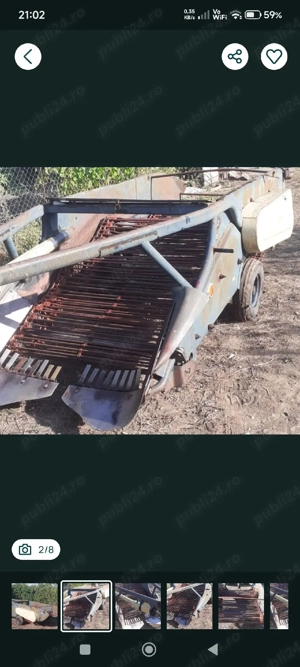 Masina de recoltat scos cartofi si ceapa  - imagine 2