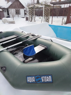 Vând barcă Aqua Storm model ST 280 T, inclusiv pompă de picior. Preț 1100 Ron.    .